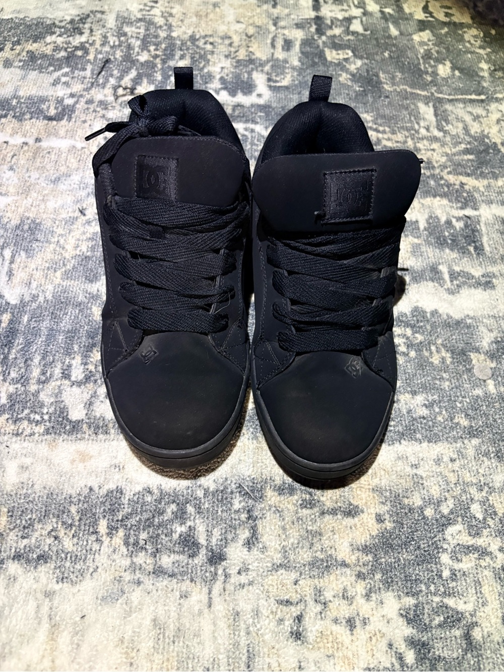 DC All-Black Skate Sneakers - Men's